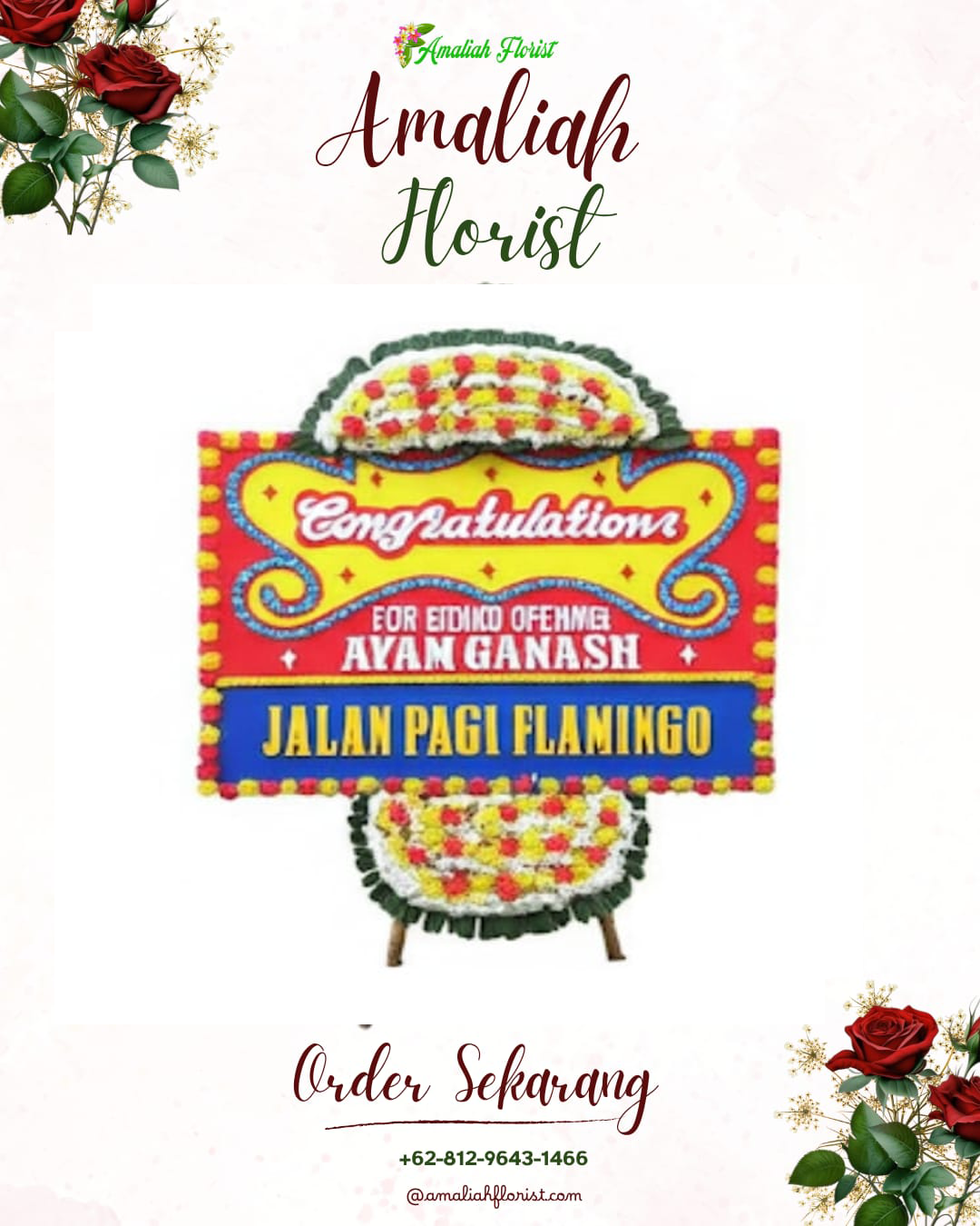 Sewa Papan Bunga Punggelan